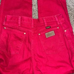Vintage Red Wrangler Jeans